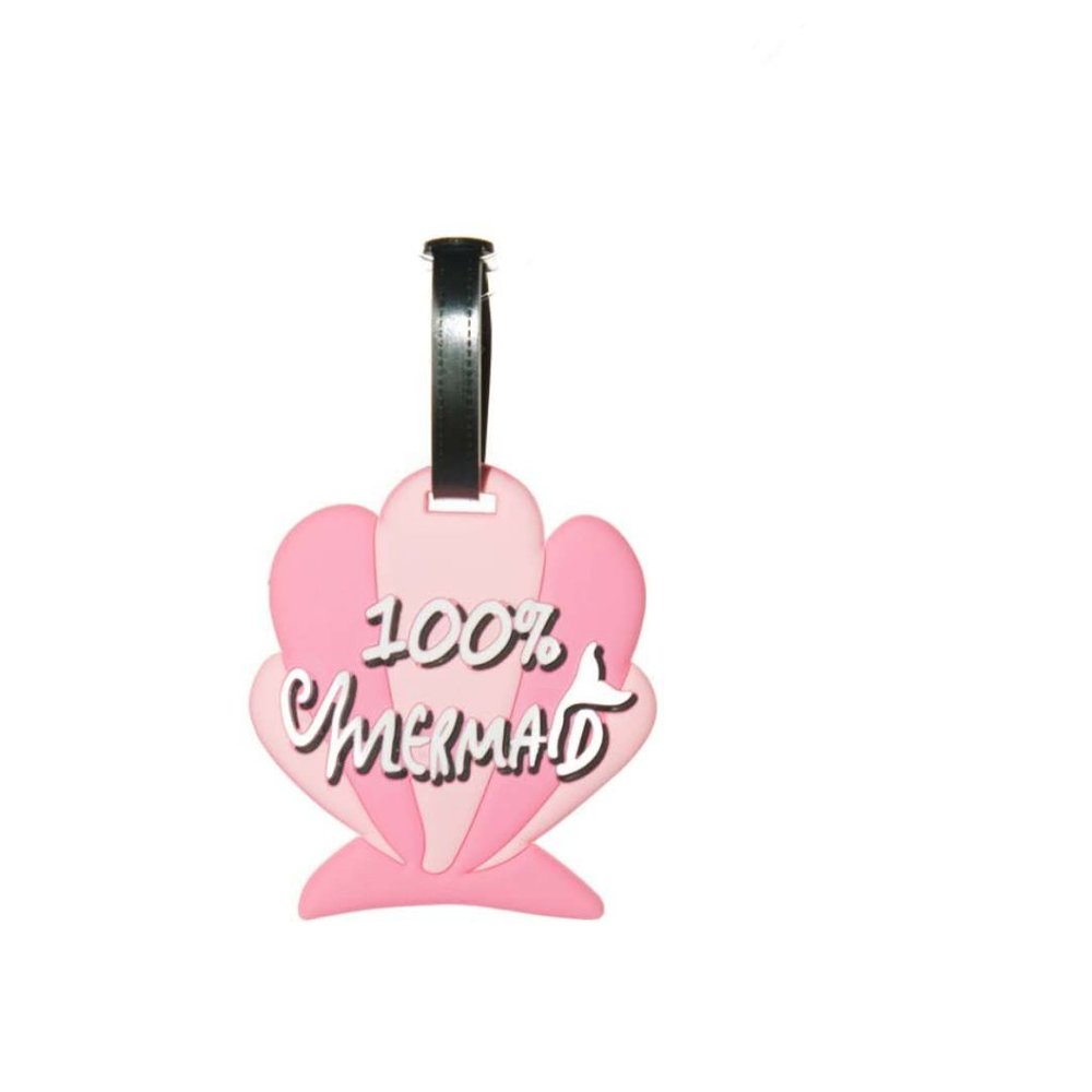 100% Mermaid Luggage Tag